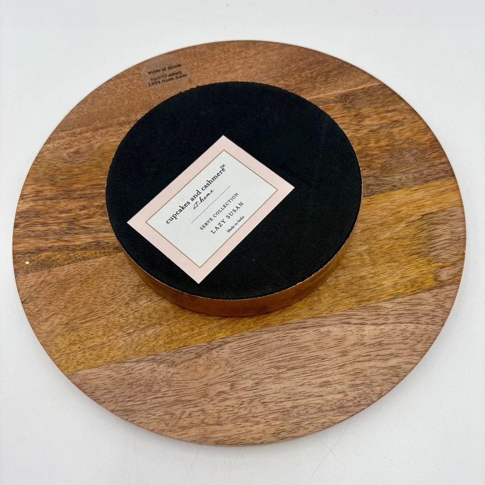 Cupcakes and Cashmere Lazy Susan Rotating Serving Tray Nutcracker Christmas